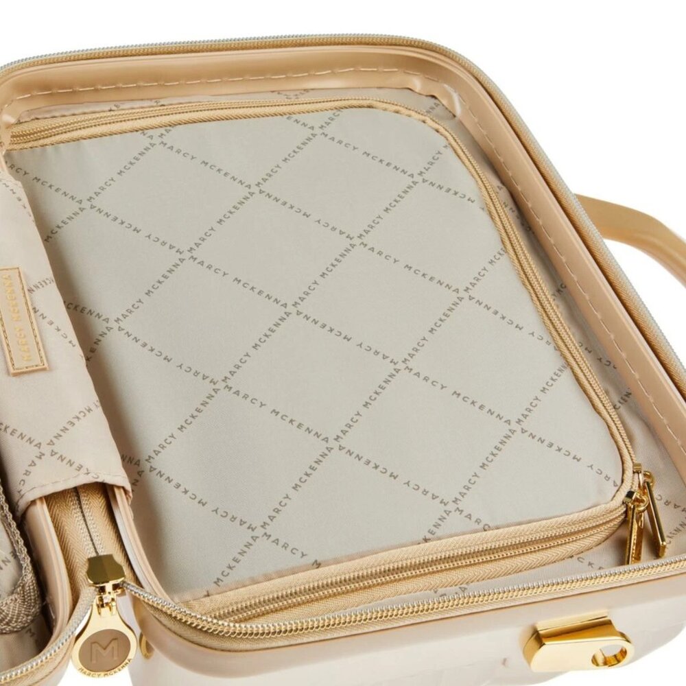 Marcy McKenna Gold Pattern Travel Case and Mini Case - Picture 8 of 14
